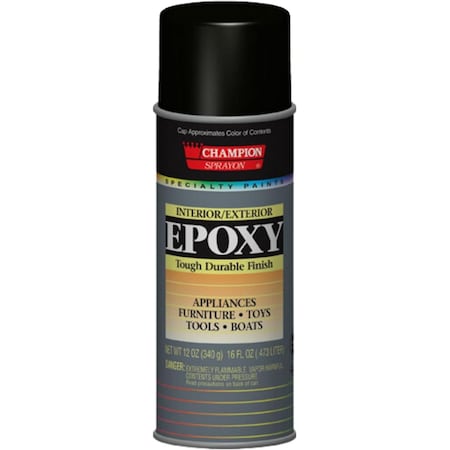 Chase Products Sprayon Epoxy Paint Gloss Black net 12 oz. can. 1 Can 4190965-1